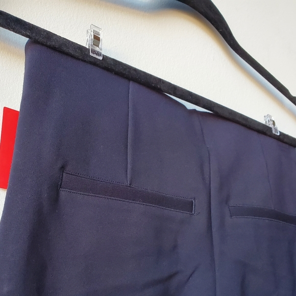 NEW SPANX The Perfect Pant Ankle Piped Skinny in Classic Navy Size Small Petite - Picture 7 of 11